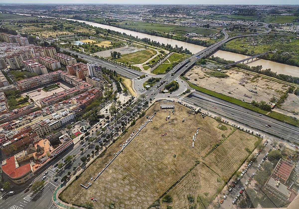 Vista aárea donde estrá ubicada la Athletic Hiria.
