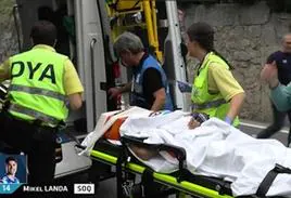 Etapa 5 de la Itzulia | Vitoria-Amorebieta: Landa abandona la carrera por una fractura de clavícula