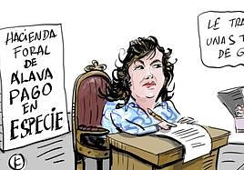 La viñeta de Cerrajería y el pago en especie a la Hacienda alavesa