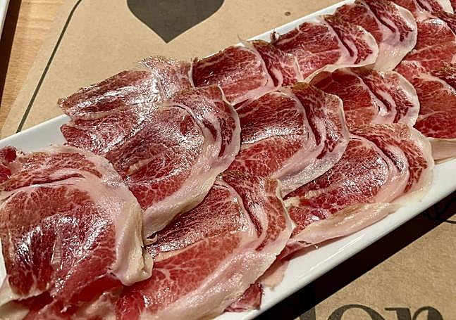 Media de jamón ibérico de Casa Alba (10€).