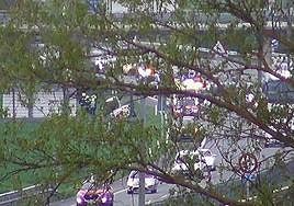 Trasladadan a un conductor a Txagorritxu tras volcar su furgoneta en la N-622