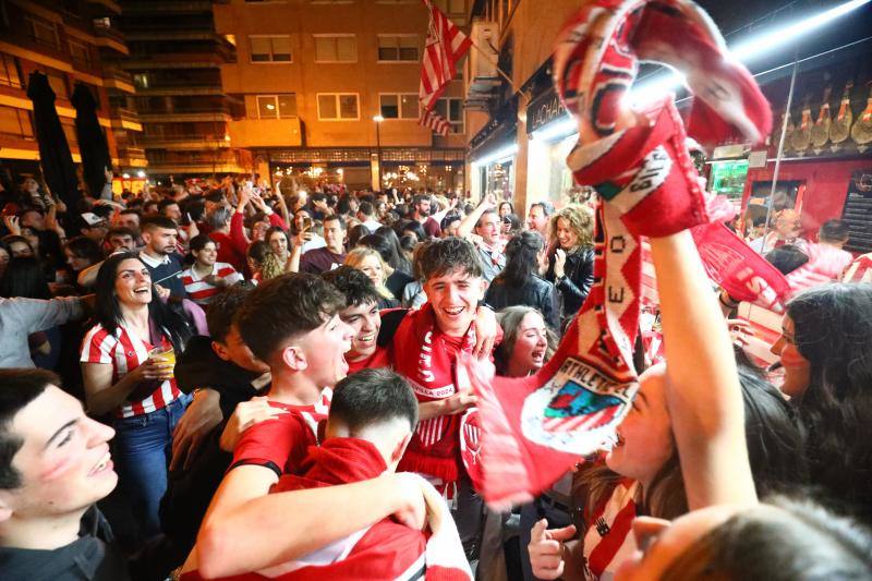 Bilbao y Bizkaia estallan de alegría con la Copa del Athletic