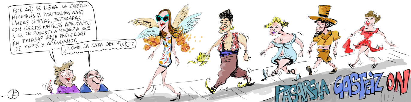 La viñeta de Cerrajería y la Pasarela Gasteiz On