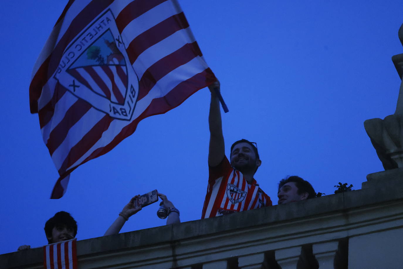 Las imágenes de la fiesta de la gabarra en Bilbao