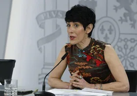 La ministra de Seguridad Social, Elma Saiz.