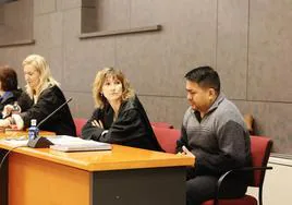 El acusado confeso del crimen de San Francisco, durante una de las sesiones del juicio.