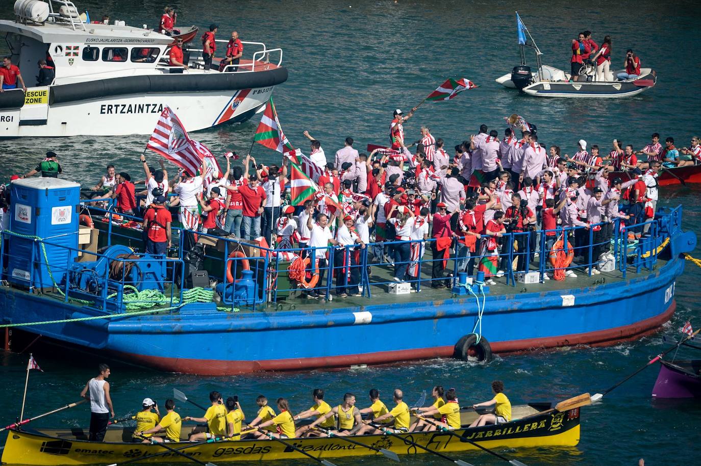 El recorrido de la gabarra foto a foto