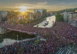 Resumen épico: así se vive la fiesta del Athletic en 50 segundos