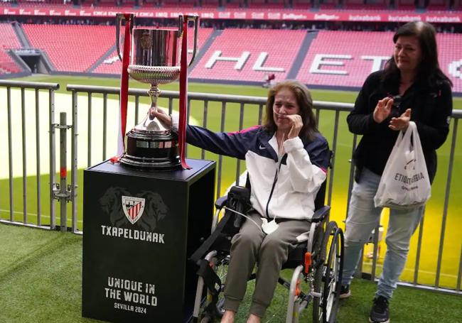 Marta Rodríguez no pudo contener la emoción.