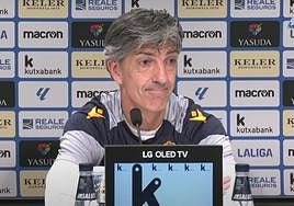 La reacción del entrenador de la Real sobre la celebración de la gabarra: «Siento envidia»