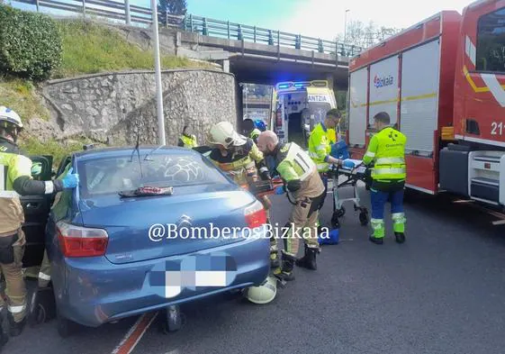 Imagen de la colisión.