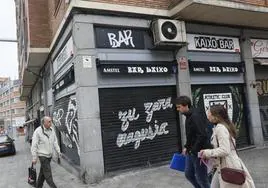 Imagen del bar Kaixo, en el número 10 de la calle Eskurtze.