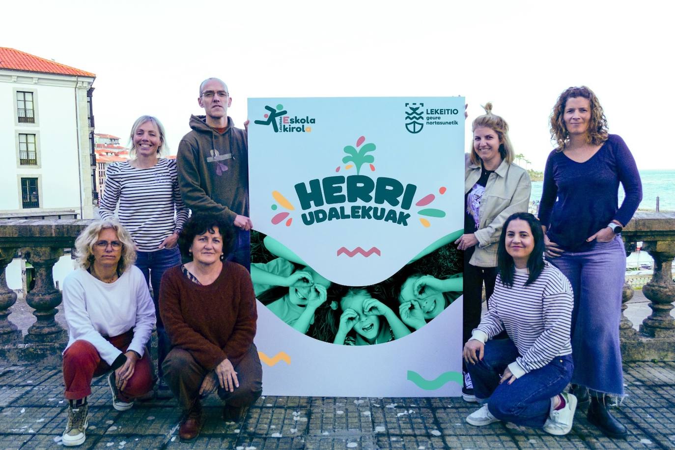 Las colonias de Lekeitio están organizadas por los centros educativos y el Ayuntamiento.