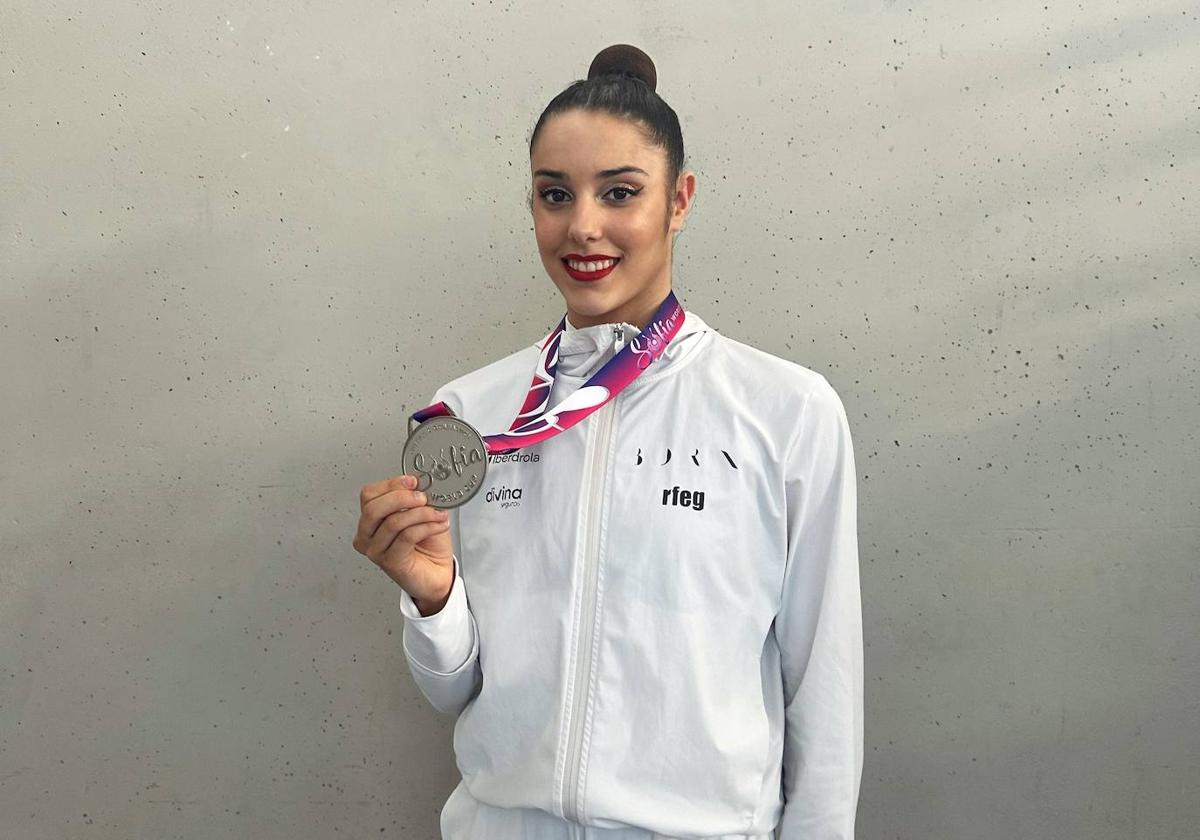 Salma Solaun, plata en la Copa del Mundo de Sofía.