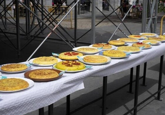 Imagen del concurso de tortillas de una edición pasada.