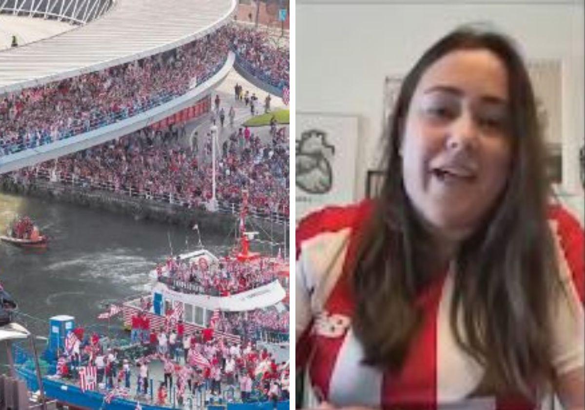 De Miami a Bilbao para ver la gabarra: «Lo volvería a hacer una y otra vez»