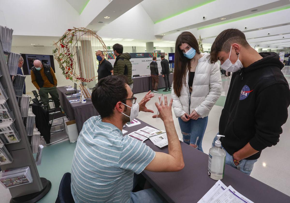 Una edición de la feria 'Avanza' organizada durante la pandemia.