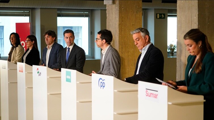 En directo, el debate de los siete candidatos a lehendakari en EL CORREO