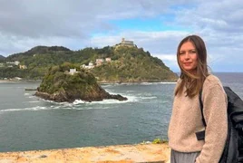 Las vacaciones de Maria Sharapova en Euskadi: «Comiendo mucho y caminando muy poco»