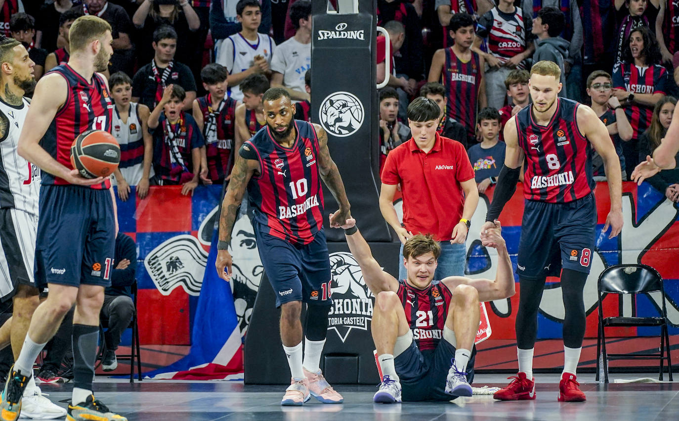 La crucial victoria del Baskonia sobre el Virtus Bolonia