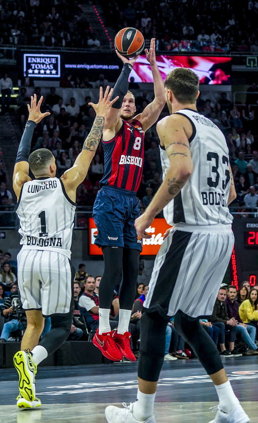 La crucial victoria del Baskonia sobre el Virtus Bolonia