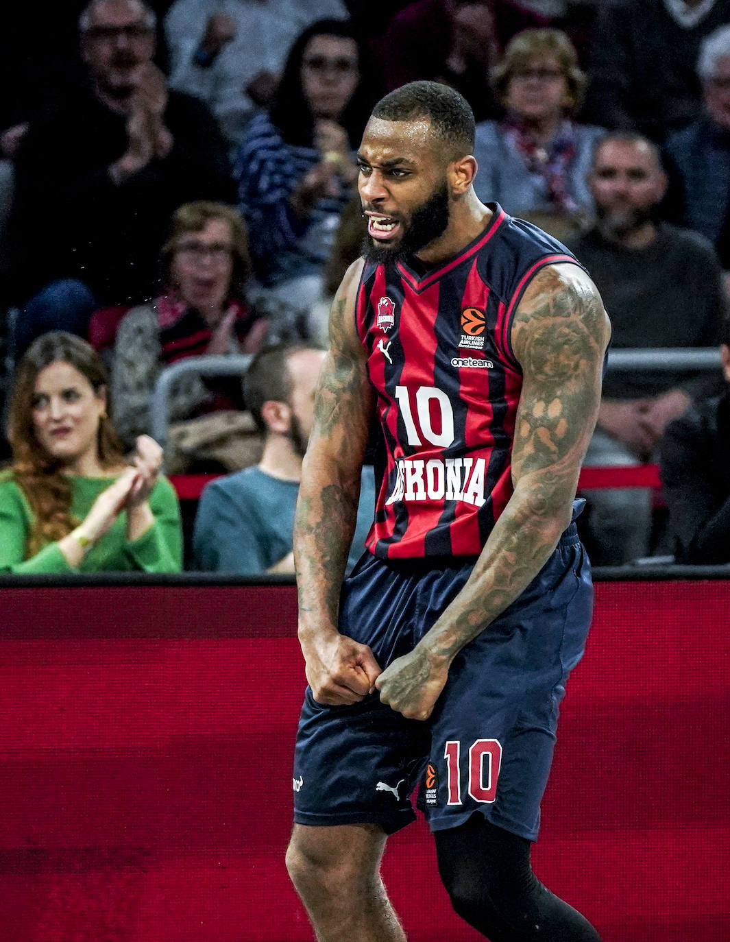 La crucial victoria del Baskonia sobre el Virtus Bolonia