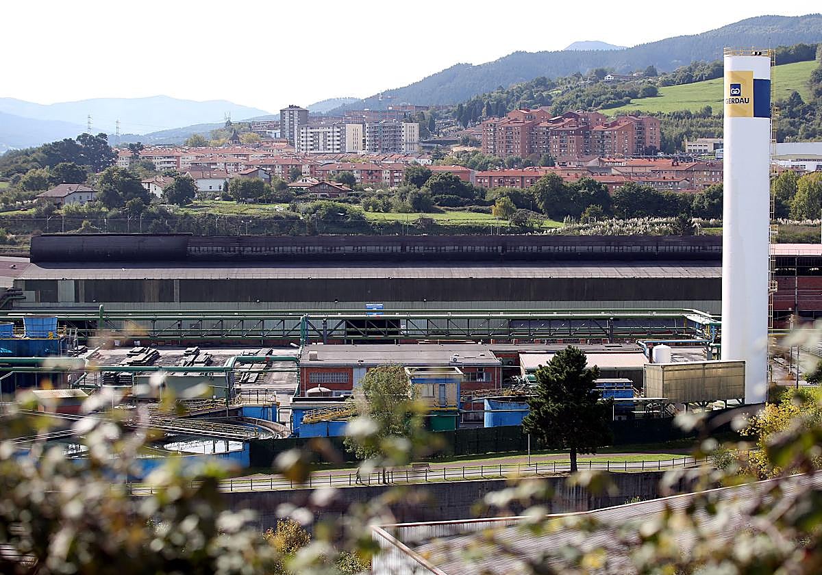 Imagen de la planta de Sidenor en Basauri.