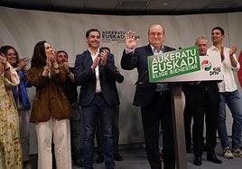 Alegría en la sede del PNV