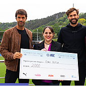 El jugador de la Real con el que Fernando Llorente ha ganado un torneo de pádel