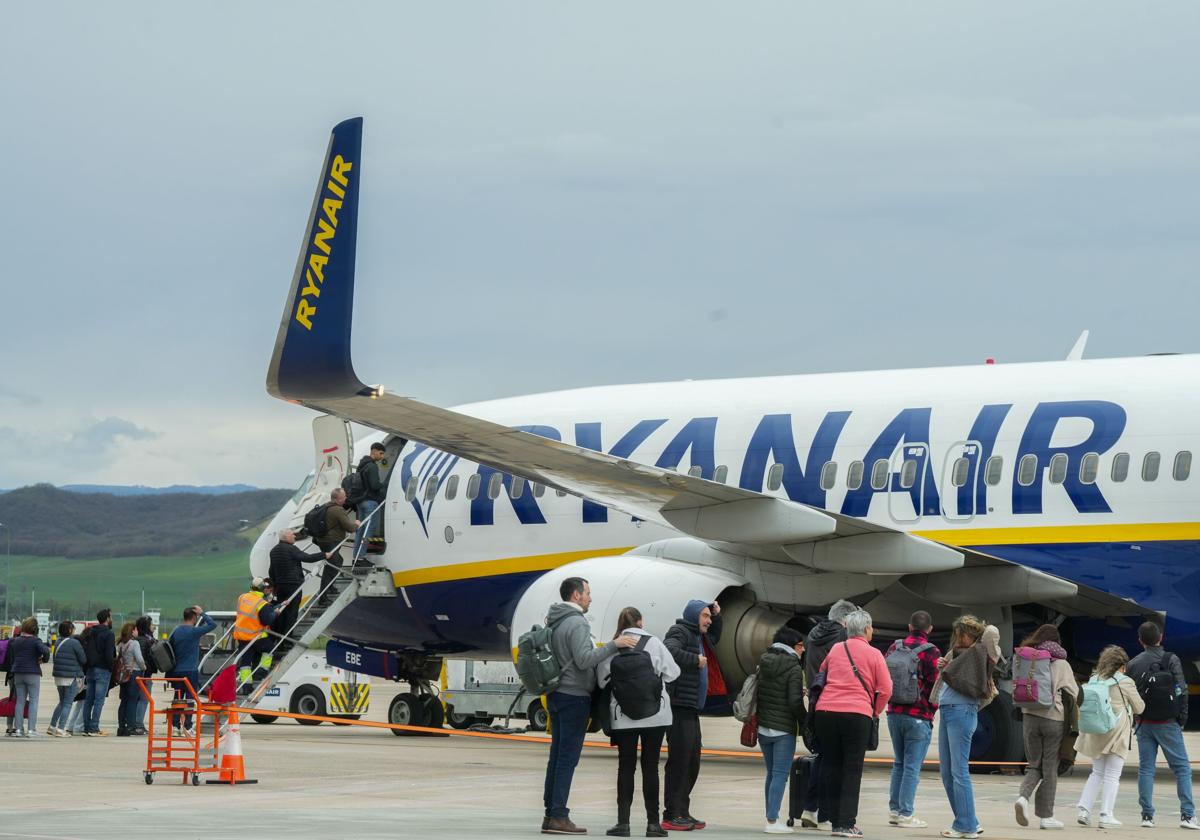 Ryanair es la aerolínea de referencia de Foronda.