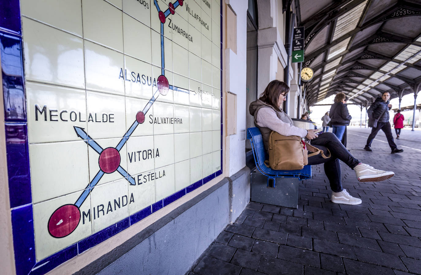 Así es el viaje en el tren Miranda-Alsasua