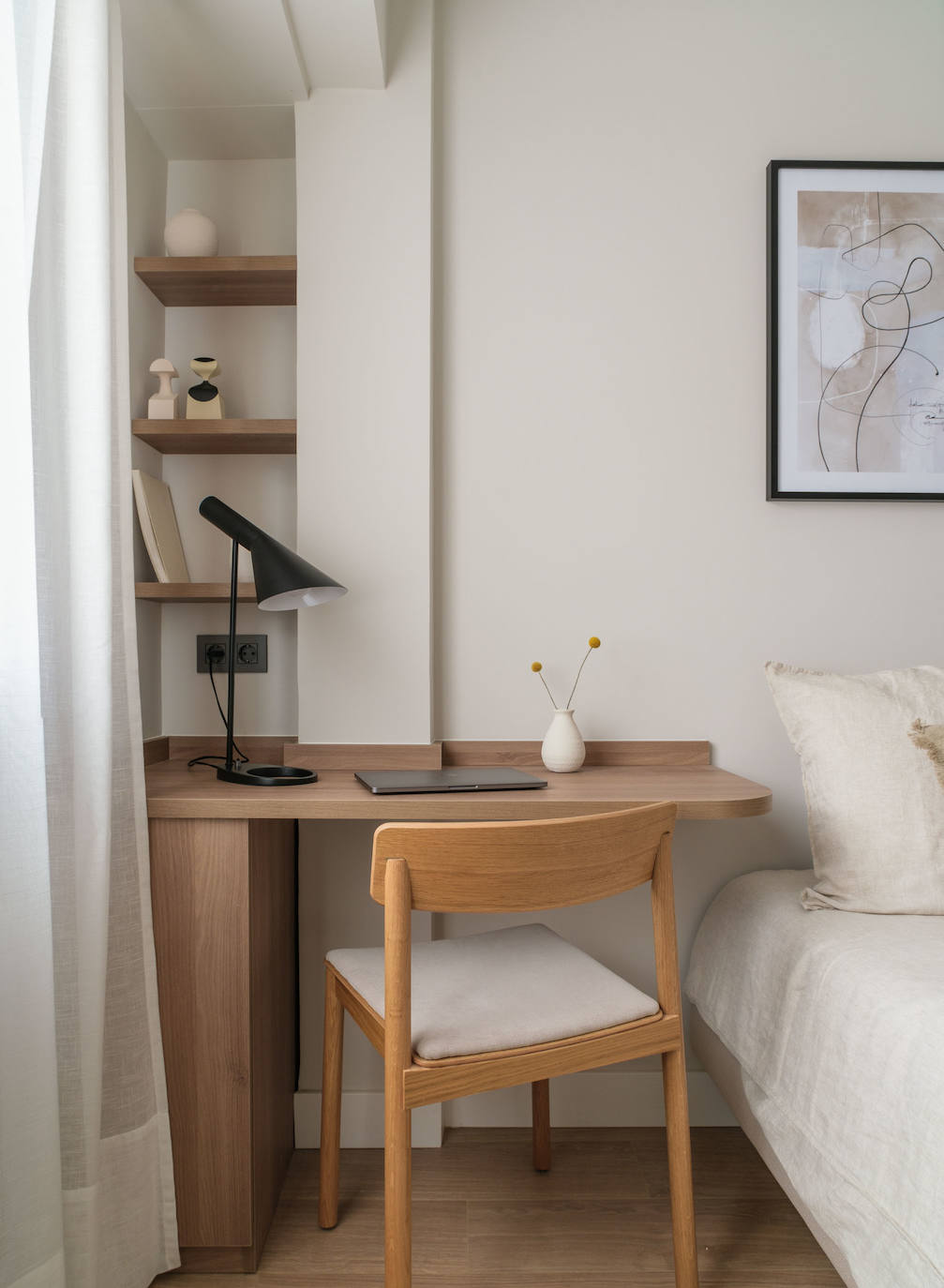 La casa de &#039;Cuéntame&#039; de 50 metros convertida en piso moderno y luminoso en Bilbao