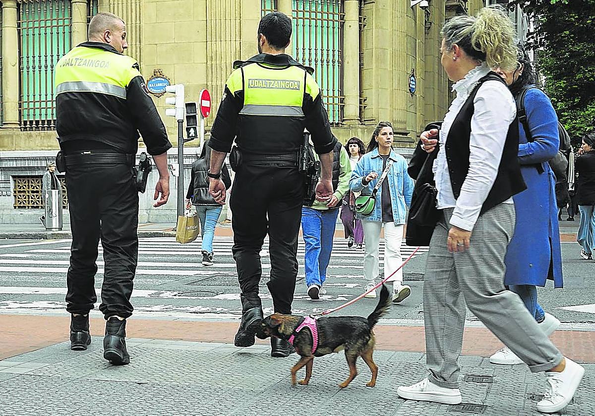 Cuatro policías municipales fueron agredidos en Bilbao solo durante la última semana, según las estadísticas internas del cuerpo.