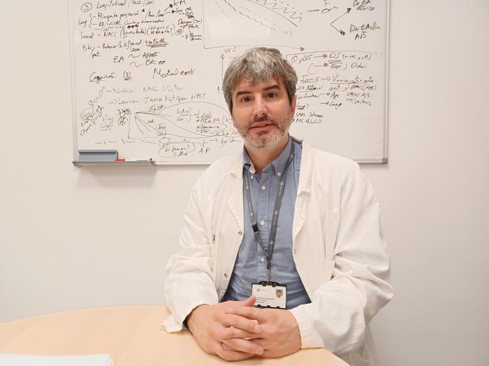 El director de la Unidad de Memoria del Servicio de Neurología del Instituto Sant Pau, de Barcelona, Juan Fortea, responsable de la investigación.
