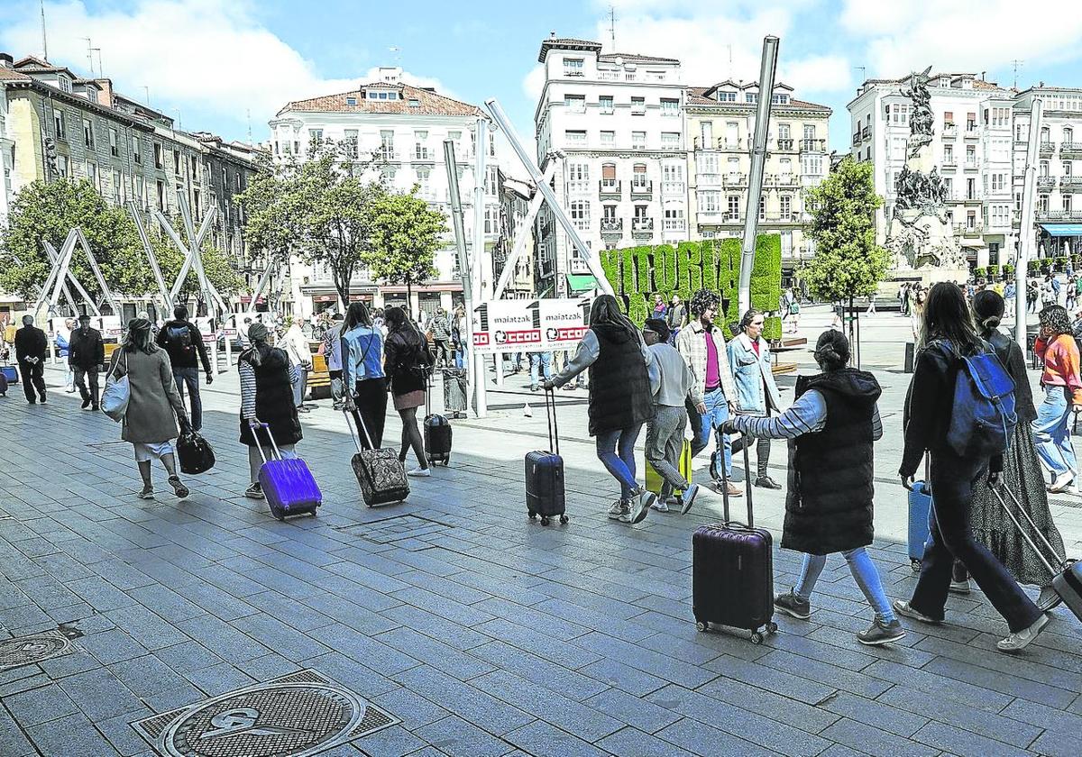 La afluencia de turistas ha crecido con fuerza en Álava y, con ella, la oferta de alojamientos de todo tipo.