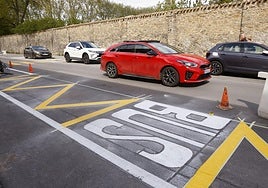 Trabajos desarrollados en la calle Corazonistas.