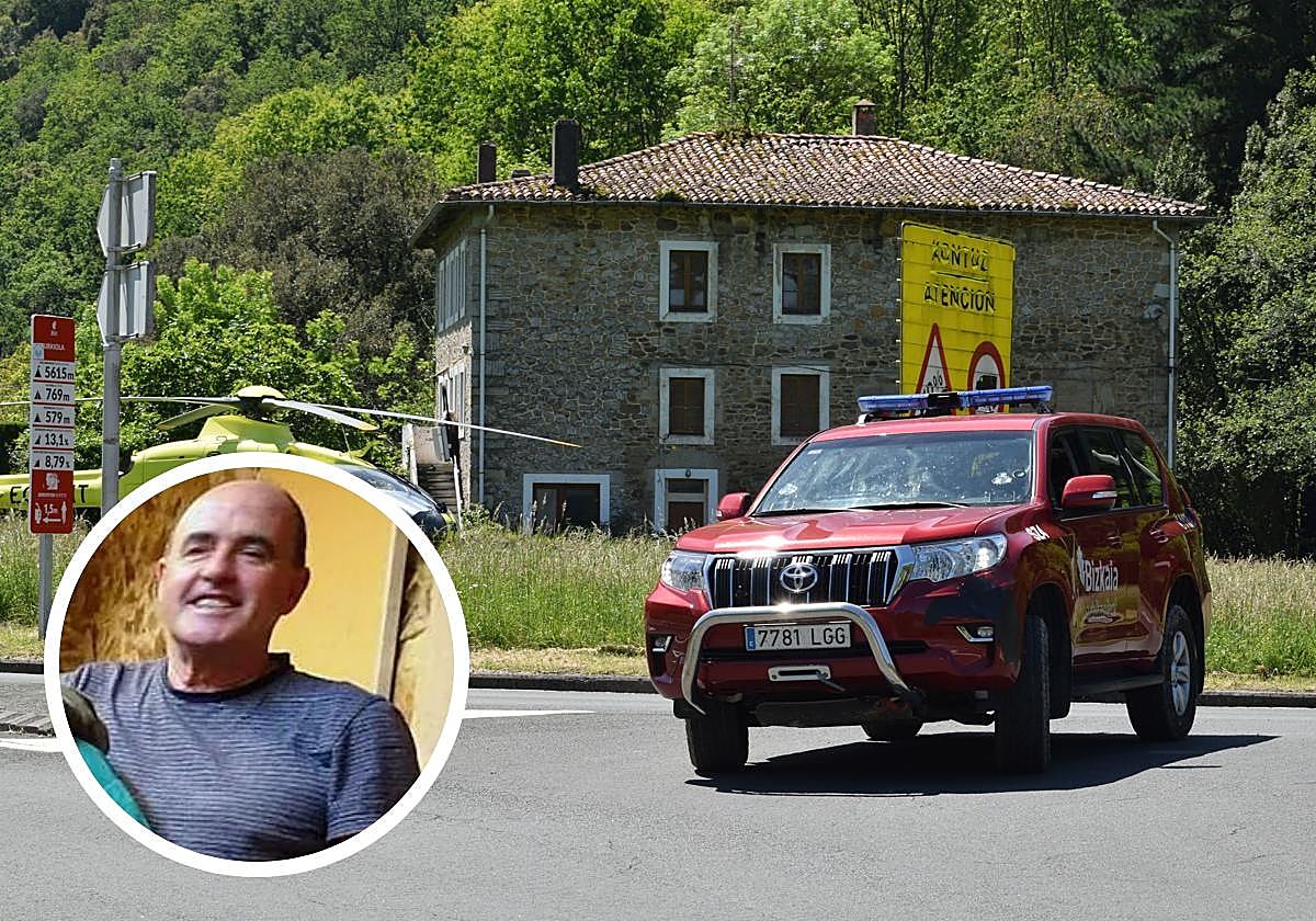 Servicios de emergencia en el lugar del accidente.