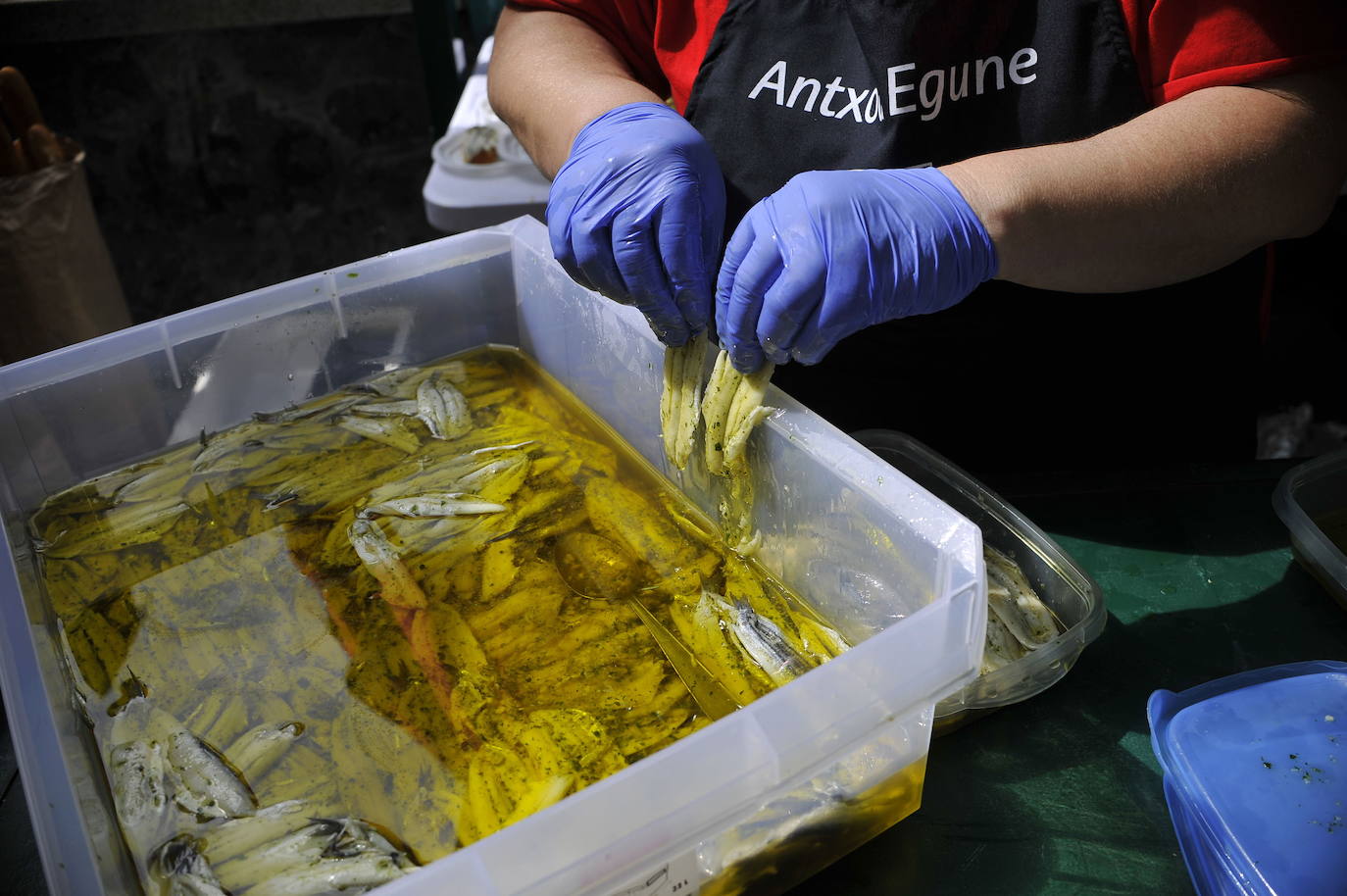 Las anchoas se prepararán de distinta manera en la feria de Ondarroa.