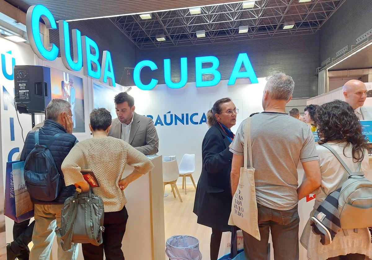 El stand de Cuba repite en esta cita, a la que no falla desde hace más de una década.