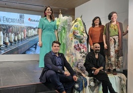 Los organizadores de La Encartada Moda durante la presentación del evento.