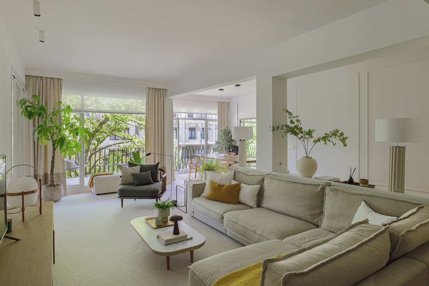 De casa anticuada a piso de ensueño para una familia numerosa en la Gran Vía de Bilbao