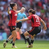 Lucía García, exjugadora del Athletic, se luce con un doblete en la final de la FA Cup