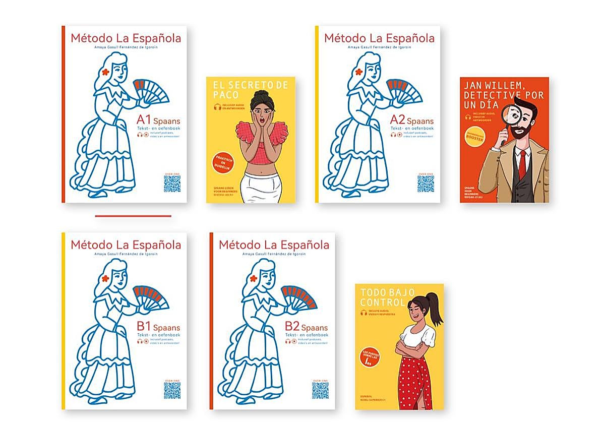 Imagen principal - El libro de una vitoriana para aprender español que arrasa en Holanda