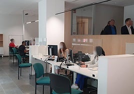 Dependencias de la oficina foral de Hacienda de Llodio.