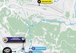 Cómo llegar desde el aeropuerto de Bilbao a la ciudad