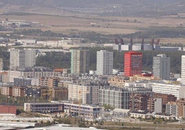 Vista general de Vitoria.