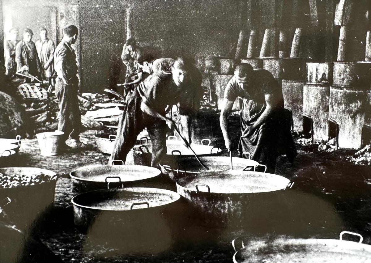 Imagen secundaria 1 - Vista del complejo desde el río Bayas. Cocina y duchas.