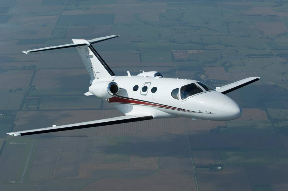 Una avión Cessna preparado para ser utilizado como aeronave ambulancia.