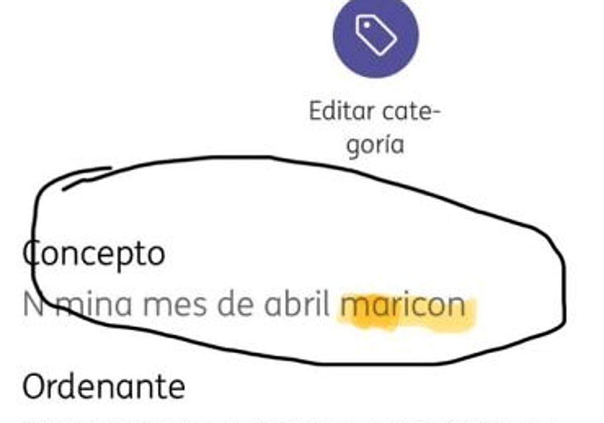 El comentario homófobo que puso una panadería en el concepto de la nómina de un trabajador