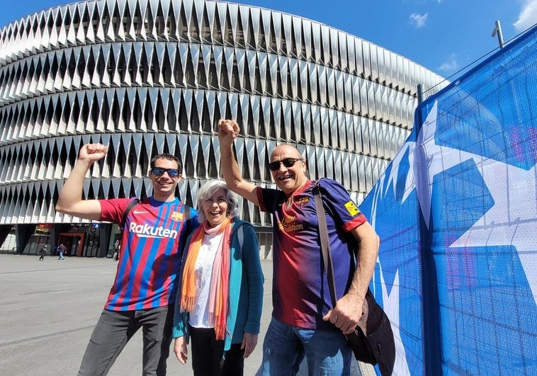 40.000 hinchas del Barça desembarcan en Bilbao en la mayor movilización de la historia del fútbol femenino